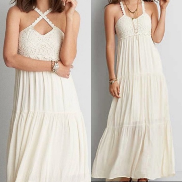 American Eagle Outfitters Dresses & Skirts - American Eagle Crocheted Maxi Dress
